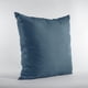 thumbnail image 3 of Cojín Plutus Brands Plutus Navy Solid Shiny Velvet, 3 of 5