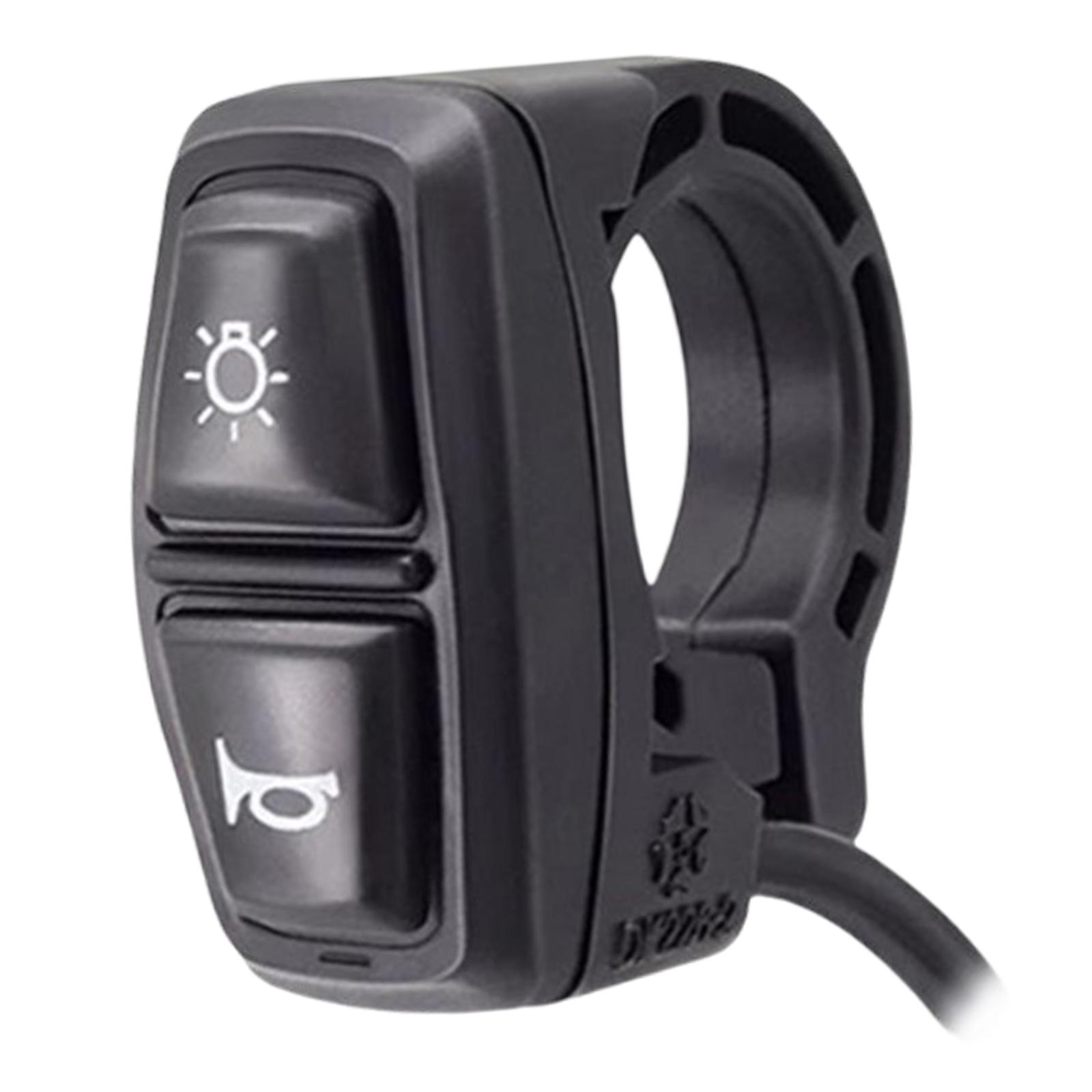 Ioensy - Interruptor De Bocina Y Luz Para Bicicleta Eléctrica De 7/8 "", Accesorios Para Scooter, Multifuncional