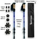 thumbnail image 1 of Pack Bastones de trekking 2 unidades AZUL, 1 of 3
