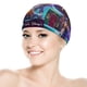 thumbnail image 5 of Iwájú Gorro de Natación de Licra, Gorro de Baño de Tela Cómoda, Gorro Elástico Antideslizante para Hombres, Mujeres y Niños, 5 of 6