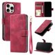 thumbnail image 1 of Funda Cartera para iPhone 14 Pro Tapa con Ranuras, Soporte y Correa Rojo, 1 of 5