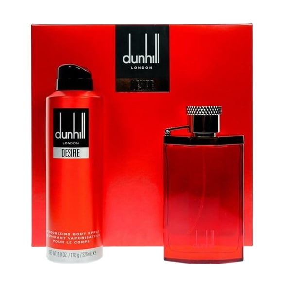 Set de regalo de perfume Alfred Dunhill Desire Red para hombre, 100 ml