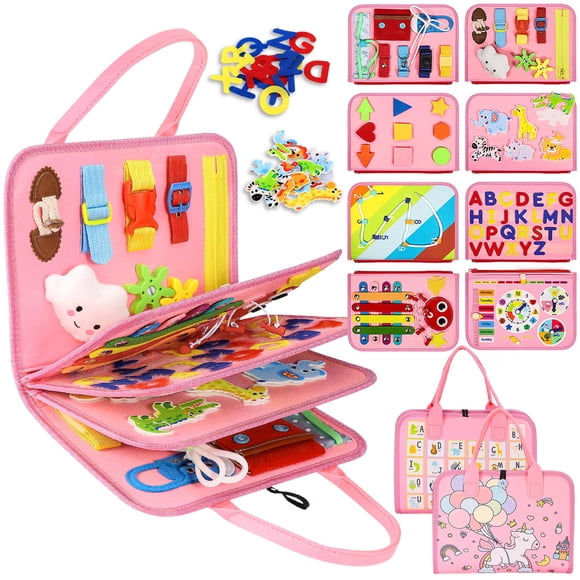 Juguetes Montessori Busy Board Esjay para niños pequeños de 1 a 4 años
