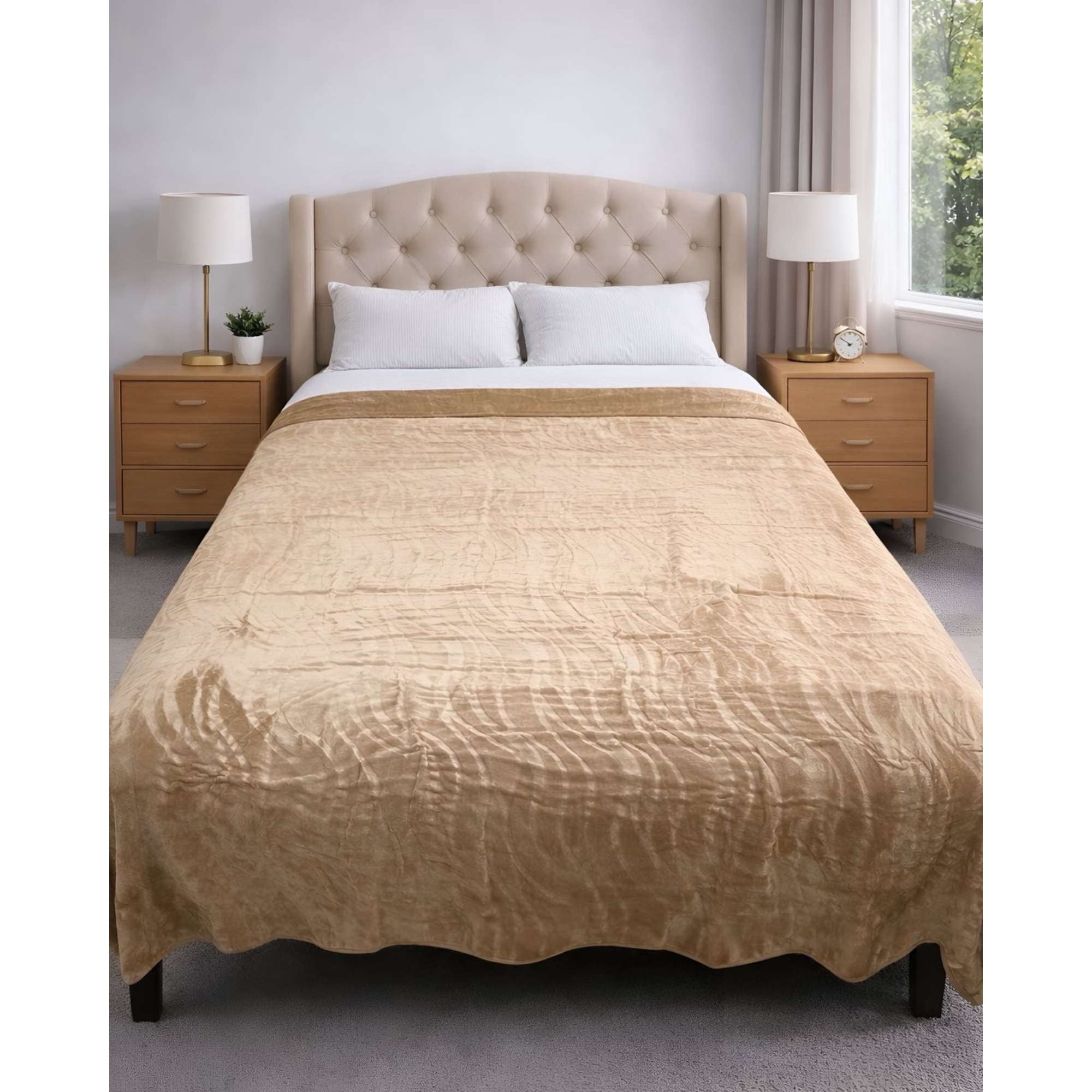 Imac Hogar - Mantas Frazada Delgada Plush 2 Plazas