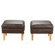 thumbnail image 4 of Set Poufs Provenza Pu 04 Chocolate, 4 of 5