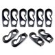 thumbnail image 3 of Gancho De Cuerda Elástica De Nailon Para Kayak, Color Negro, 10 Uds., Para Cuerdas De Choque, 3 of 5