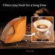 thumbnail image 3 of Soporte de filtro de café PADELE para 100 filtros (naranja), 3 of 6