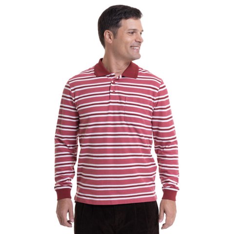 Kotting - Polera Piqué Listada Rojo