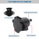 thumbnail image 2 of Conector MECMO hembra redondo de 7 pines SAE J560 negro, 2 of 8