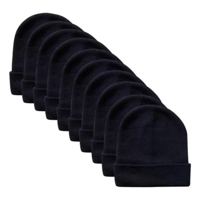 Mercadoideas - Gorro Beanie Azul Escolar Pack 12