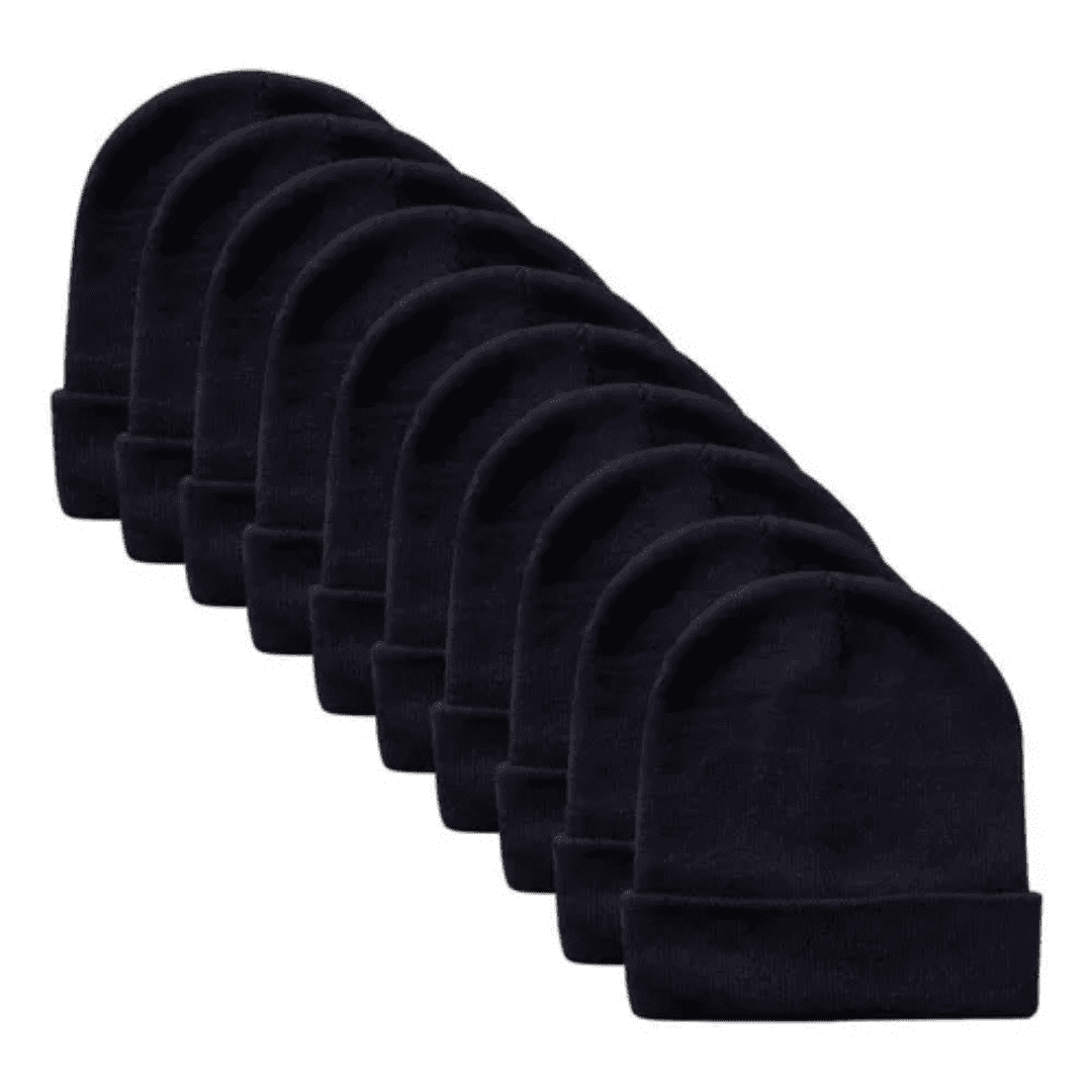 Mercadoideas - Gorro Beanie Azul Escolar Pack 12