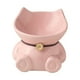 thumbnail image 4 of Cuenco Elevado Para Gatos, Soporte Inclinado Antideslizante, Cuencos De Alimentación Para Perros, Rosa Grande, 4 of 5