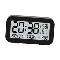 Magideal - Reloj Despertador De Escritorio Con Pantalla Grande, Reloj , Reloj Electrónico De Escritorio, Reloj De Escritorio, Reloj De Noche Para Dormitorio, Negro