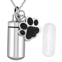 Ioensy - Urna Para Mascotas Caja De Urna De Cremación Caja De Urna De Entierro Para Recuerdo Colgante De Cenizas De Perros Y Gatos