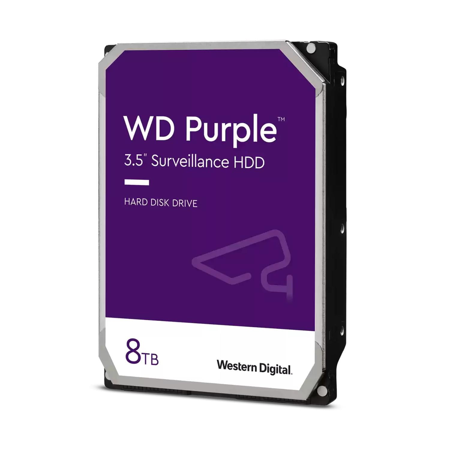 Western Digital - Disco Duro Interno Wd Purple Para Videovigilancia 8tb 3.5" Purpura