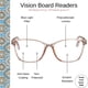 thumbnail image 2 of Lentes de Lectura OPTIMUM OPTICAL Rectangulares +1.50 Aumento, 2 of 6