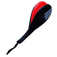 Magideal - Tkd Kicking Pad Practice Kick Target Strike Boxing Pad Para Jóvenes Adultos Consta De Dos Piezas De Target Leaf Equipo De Entrenamiento Flexible Negro