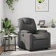 thumbnail image 2 of Sillón Reclinable Casafoyer Gris de Cuero Sintético con Porta Vasos, 2 of 5