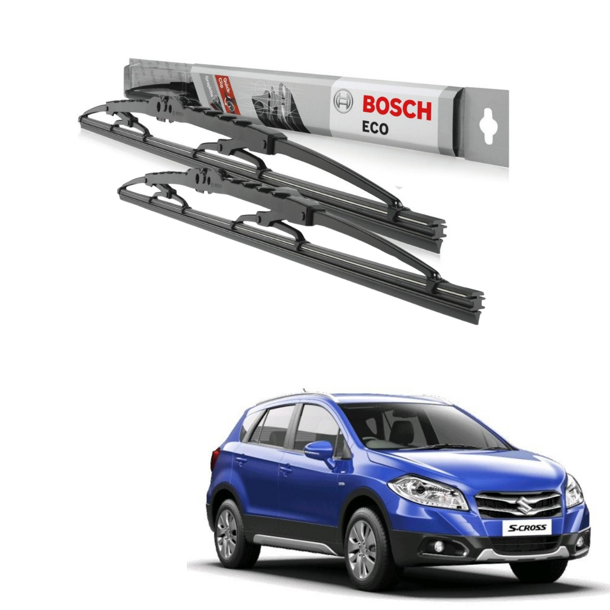 Plumillas Bosch Eco Para Suzuki Scross 2015-2017