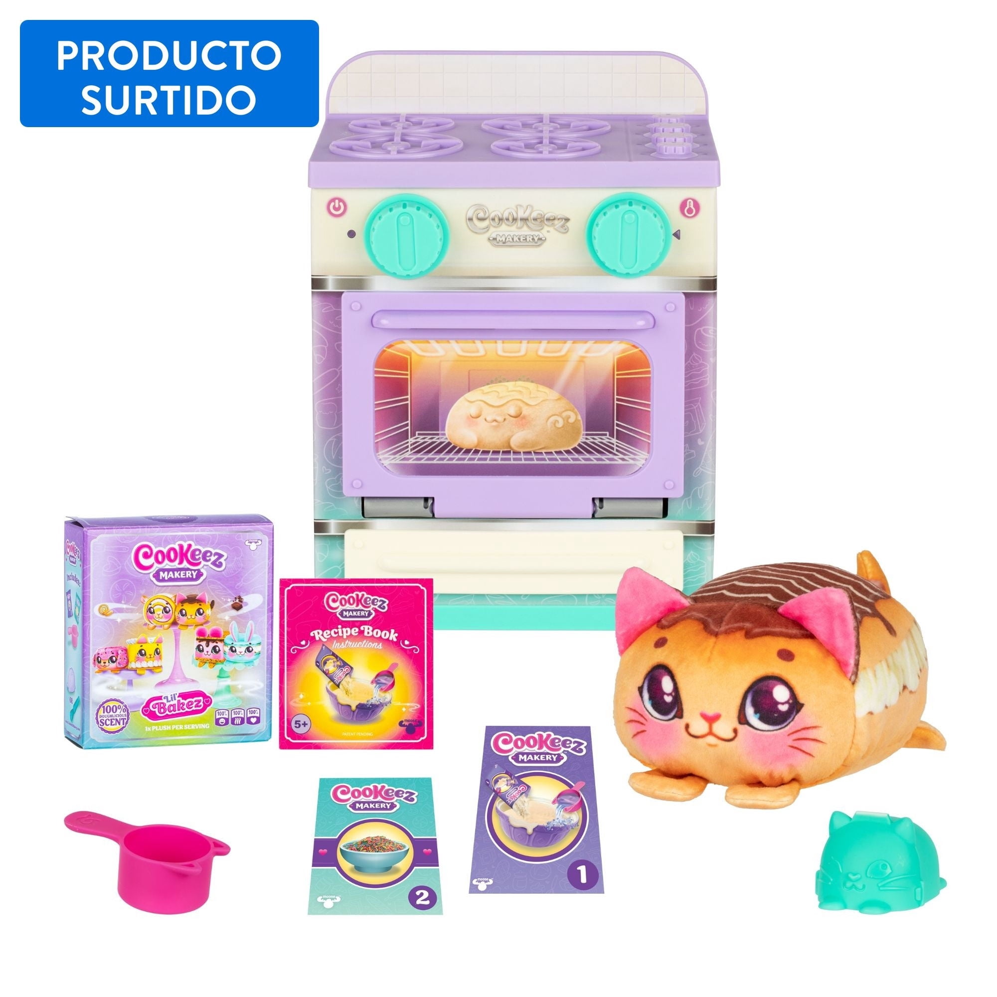 Figura Coleccionable Cookeez Makery Horno con Peluche Surtido