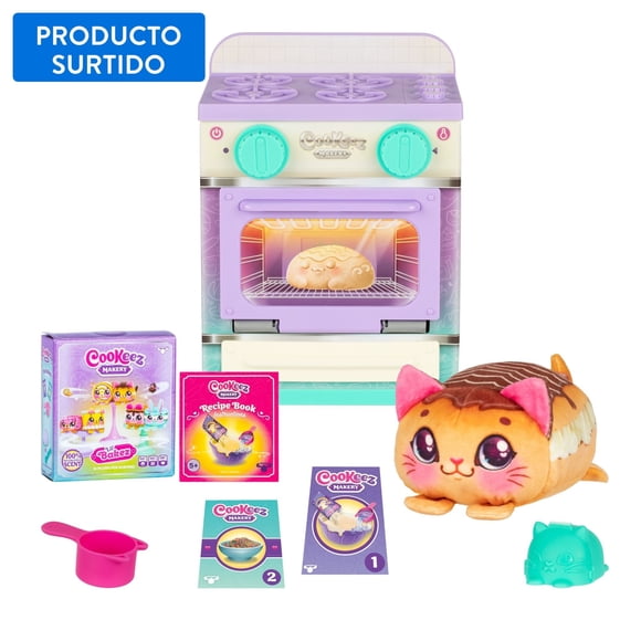 Figura Coleccionable Cookeez Makery Horno con Peluche Surtido