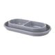 thumbnail image 2 of Tazones para gatos para alimentos y agua mascota tazón doble para gatos interiores, platos de cachorros de cachorro fáciles de limpiar fáciles de , Gris, 2 of 5