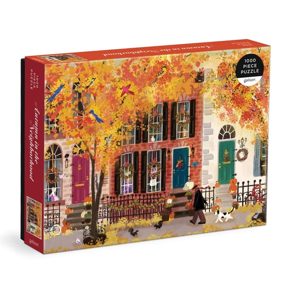 Puzzle Galison Autumn in The Neighborhood 1000 piezas