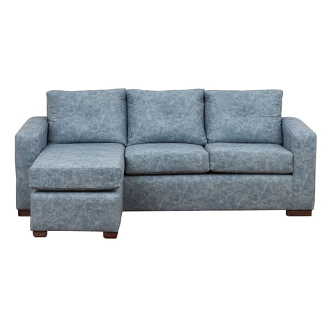 Muebles América - Seccional Multiposiciones Magic Cuero Auris Azul Claro