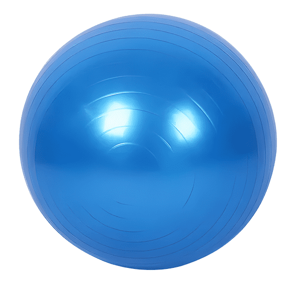Pelota balón yoga pilates con inflador rakrose 55 cm Azul