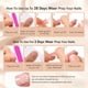 thumbnail image 5 of Press On Nails JOYVVEW, francés, cuadrado, cromado, degradado, 30 unidades, 5 of 5