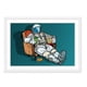 thumbnail image 1 of Cuadro Astronauta con Marco Blanco, 1 of 1