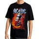 thumbnail image 1 of Polera Estampada Ac Dc Guitarra En Llamas Rock, 1 of 3