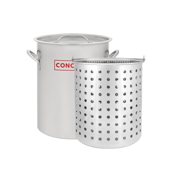 Olla de gran capacidad Concord Cookware 36 cuartos (34 L) de acero inoxidable