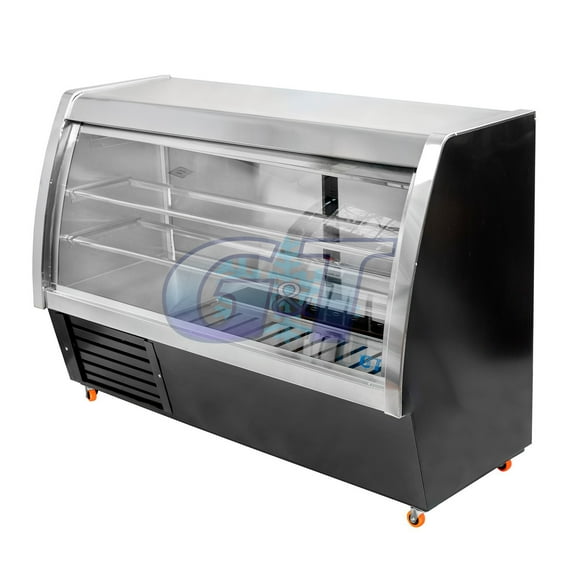 Vitrina Refrigerada Vidrio Semi Curvo 1mt 50cms G&T Refrigeración