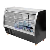 Vitrina Refrigerada Vidrio Semi Curvo 1Mt 50Cms G&T Refrigeración
