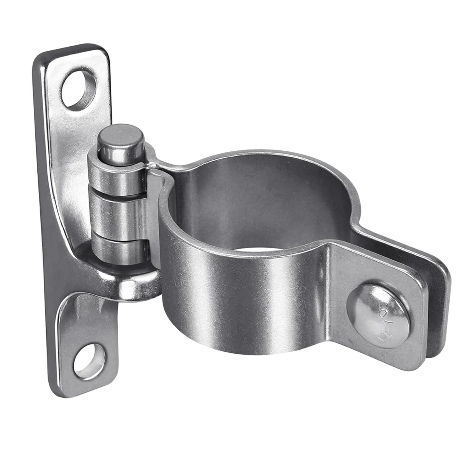 Magideal - Bisagra Para Poste De Puerta, Resistente, Para Cerca De Alambre De Cadena, Resistente, Con Piezas De Ferretería, Montaje Con Tornillos Gruesos, Montaj 35 Mm