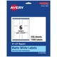 thumbnail image 1 of Etiqueta Avery blanca mate cuadrada de 3 x 3 cm, 1500, imprimible, 1 of 7