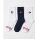 thumbnail image 1 of Tripack Calcetines Escolares Niña Minnie Mouse Blanco Disney, 1 of 2
