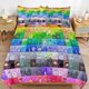thumbnail image 1 of x277 Battle for Dream Island BFDI Bed Duvet Cover Microfiber Bedding Sets 3D Printed Lightweight 3 Piece Comforter Sets, 1 Duvet Cover And 2 Pillow Shams for Kids Boys Girls 79"x90" jn277, 1 of 5