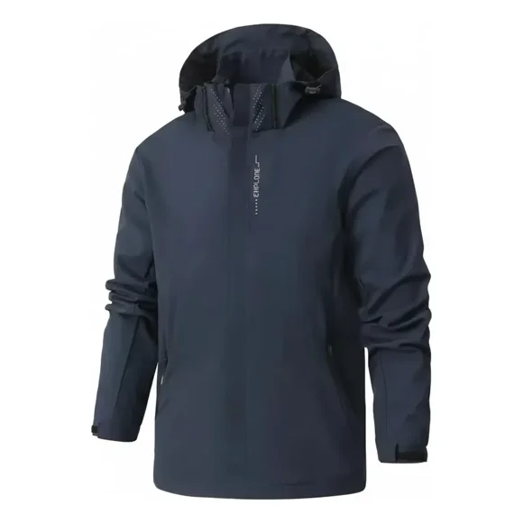 Chaqueta Softshell Hombre Cortaviento Loose Fit Impermeable