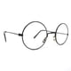 thumbnail image 4 of Gafas de disfraz Skeleteen Wizard redondas con montura metálica negra, 4 of 4