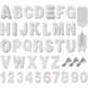 thumbnail image 1 of Kit Banner Felicitaciones Letras Glitter Plata, 1 of 3