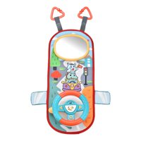 Bothyi - Volante De Conducción De Simulación Divertido Juguete Interactivo Alto Para Niños Bebés Azul Claro Rojo