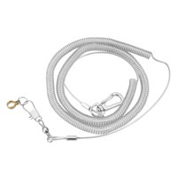 Magideal - Accesorios Para Arnés De Pájaros Cadena Para Pies De Periquito Cuerda Ajustable Para Volar Loros 65 Mm + 6 M