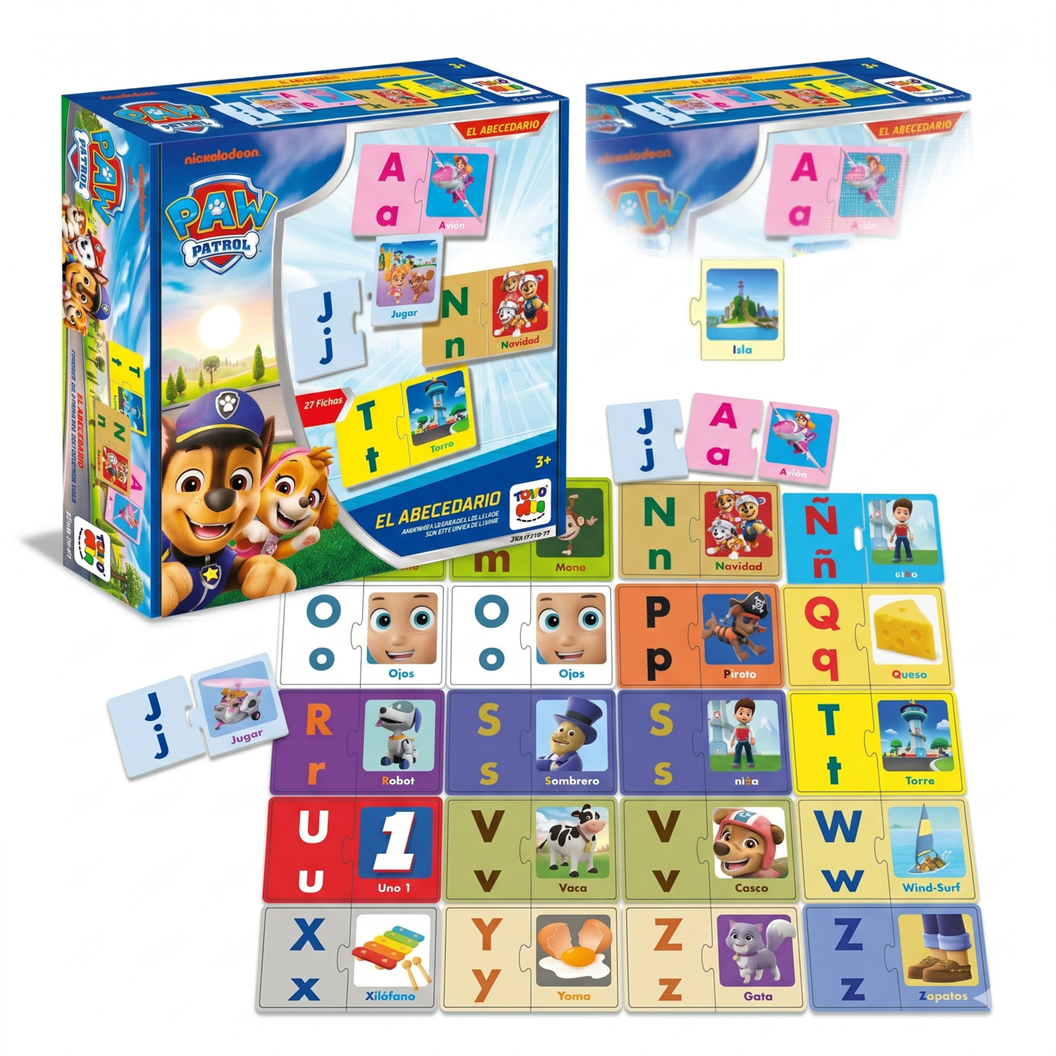 Toyng - Juego De Mesa Abecedario - Paw Patrol