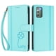 thumbnail image 3 of Funda Cartera Trébol para Samsung Galaxy Note 20 con Ranuras Tarjetas y Carga Inalámbrica Verde menta, 3 of 6