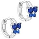 thumbnail image 2 of Argollas mariposa de plata 925 y circones de 11 mm para niñas, 2 of 2