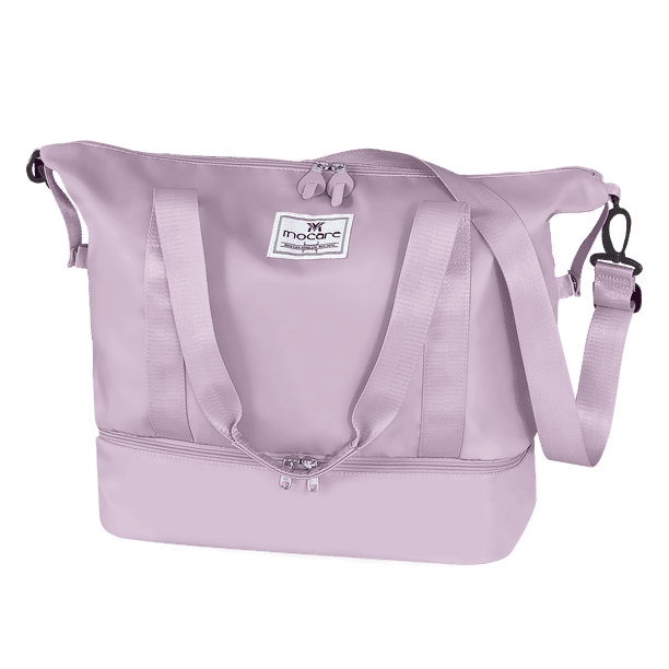 Travel Duffel Bag With Shoes Compartment, Sports Gym Tote Carry On Bags, Foldable Lightweight Overnight Shoulder Weekender Shopping Hospital Handbag