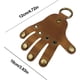 thumbnail image 5 of Llavero de cuero, llavero divertido de cuero con forma de mano - Juguete novedoso, accesorios divertidos para mochila, regalos de Navidad y Halloween para amigas., 5 of 7