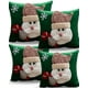 thumbnail image 1 of Set De 4 Fundas De Cojin Para Navidad 3d B9, 1 of 3